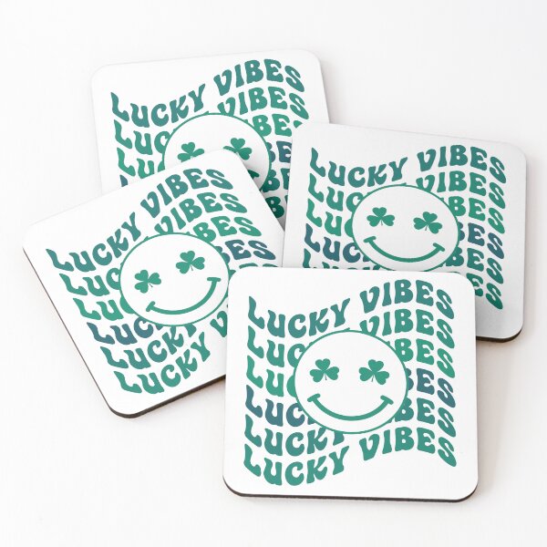 Item preview, Lucky Vibes ,Lucky Smile ,Lucky Shamrock,St Patricks Day designed and sold by BotunPeony.