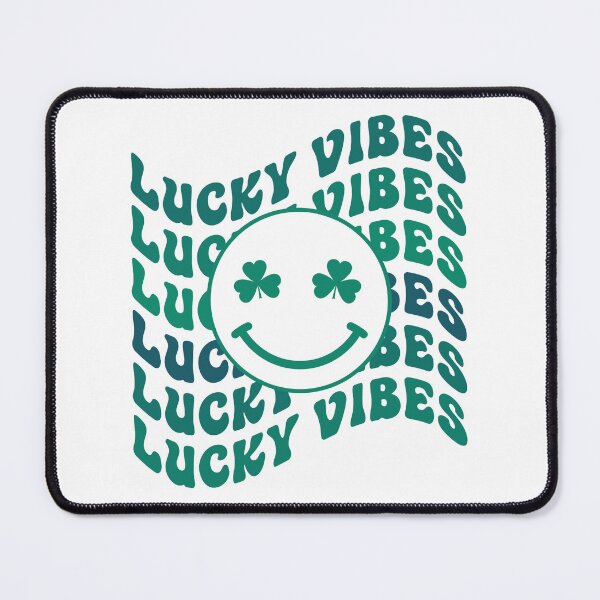 Item preview, Lucky Vibes ,Lucky Smile ,Lucky Shamrock,St Patricks Day designed and sold by BotunPeony.