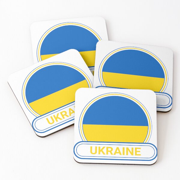 Item preview, Ukraine Country Badge - Ukraine Flag designed and sold by chrisrivait.
