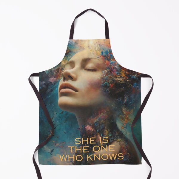 Item preview, She is the One Who Knows designed and sold by TheCurlyOneArt.