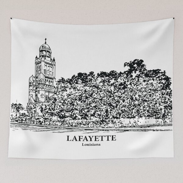 Item preview, Lafayette - Louisiana designed and sold by Lakeric Cityscapes.