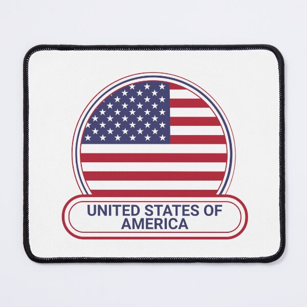 Item preview, United States of America Country Badge - United States of America Flag designed and sold by chrisrivait.