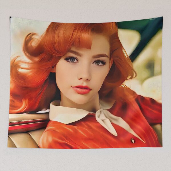 Item preview, Beautiful redhead offering a ride designed and sold by SWImpressions.