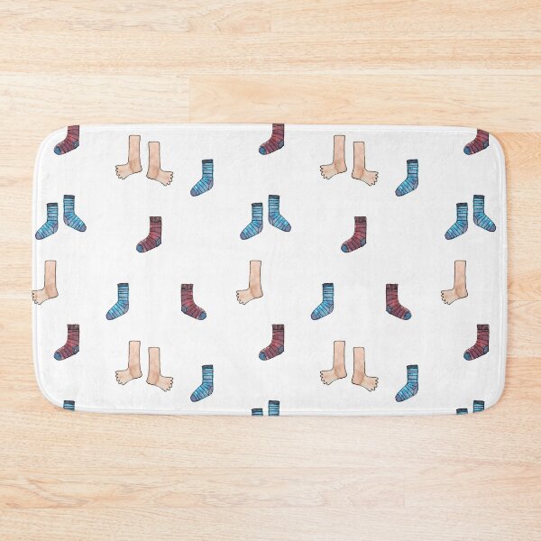 Item preview, Wet Winter - Socks - White Bck designed and sold by huegrey.