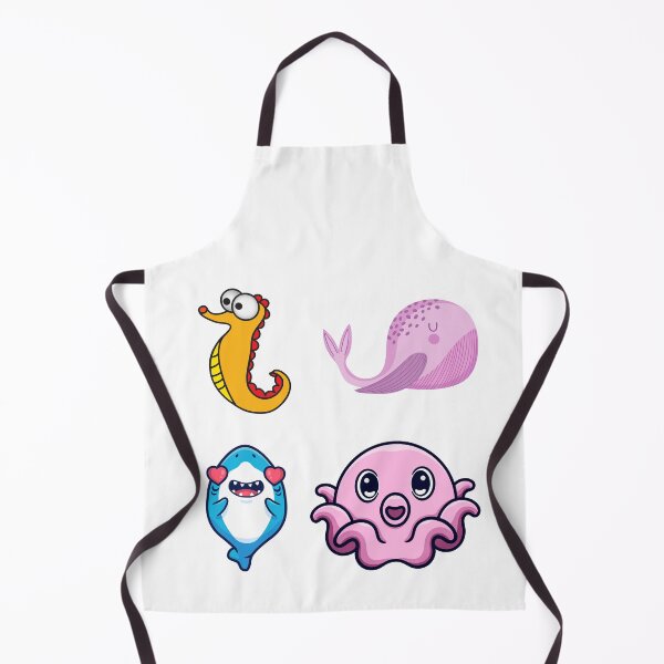Item preview, cute little aquatic animals, beautiful and adorable designed and sold by huape.