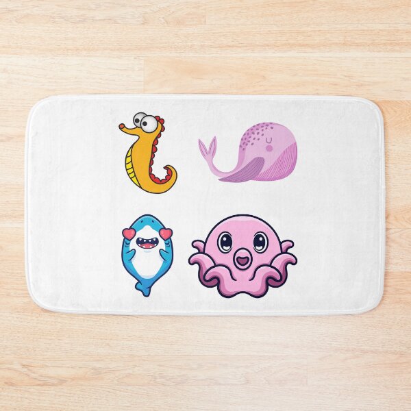 Item preview, cute little aquatic animals, beautiful and adorable designed and sold by huape.