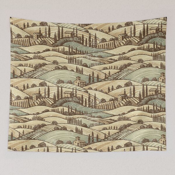 Item preview, Paisaje rústico minimalista de Toscana designed and sold by yulia-rb.