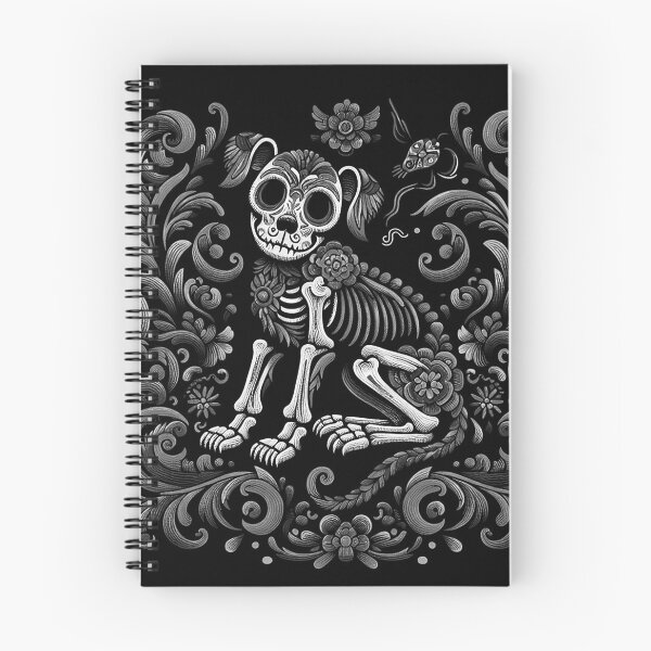 Item preview, Skull Pup Amidst Floral Splendor designed and sold by zzz888.