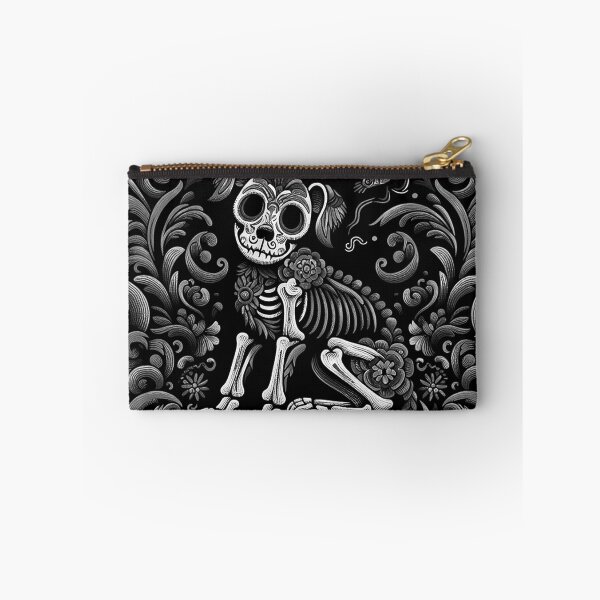 Item preview, Skull Pup Amidst Floral Splendor designed and sold by zzz888.