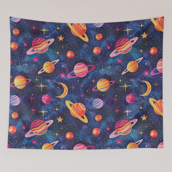 Item preview, Galaxy Planets Print designed and sold by SAFORDO.