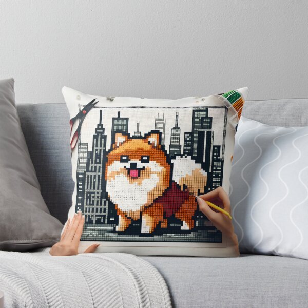 Item preview, Pixel Art: Pomeranian Majesty designed and sold by PawspectCreate.
