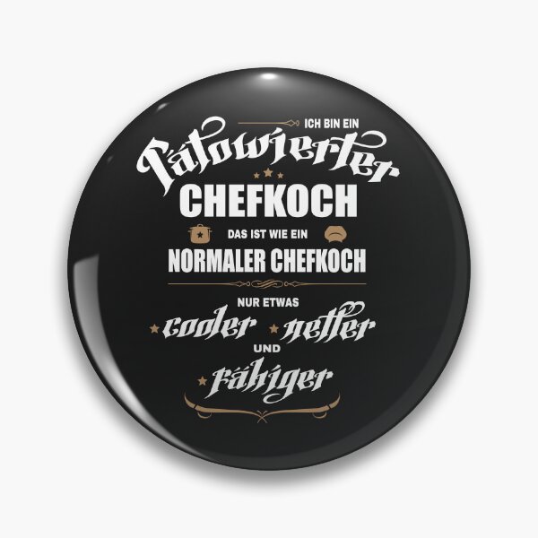 Item preview, Tätowierter Chefkoch ist cooler, netter und fähiger! Lustige Geschenkidee für Chefkoch mit Tattoos. designed and sold by silentcolors.