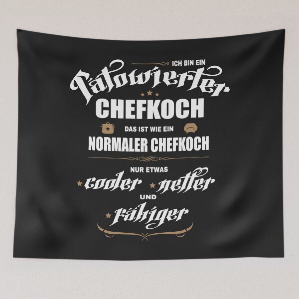 Aperçu de l'œuvre Tätowierter Chefkoch est plus frais, plus net et plus haut ! Lustige Geschenkidee für Chefkoch mit Tattoos. créée et vendue par silentcolors.