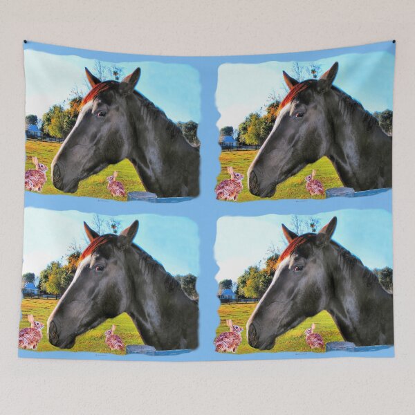 Item preview, Horse and Rabbits at the Ranch designed and sold by kristalcurt.