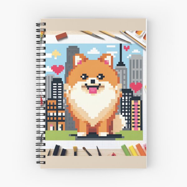 Aperçu de l'œuvre Pomeranian Illustration Enchantment créée et vendue par PawspectCreate.