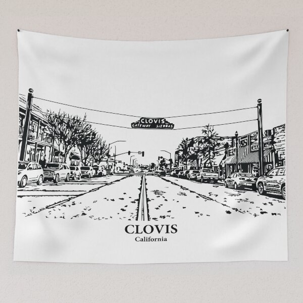 Item preview, Clovis - California designed and sold by Lakeric Cityscapes.
