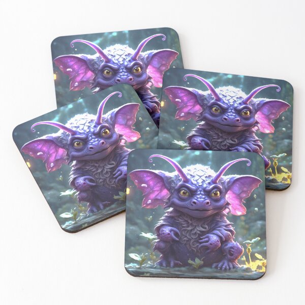 Item preview, Adorable Purple Creature designed and sold by BeeTheArtCo.