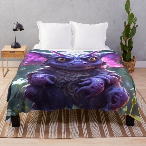 Item preview, Adorable Purple Creature designed and sold by BeeTheArtCo.