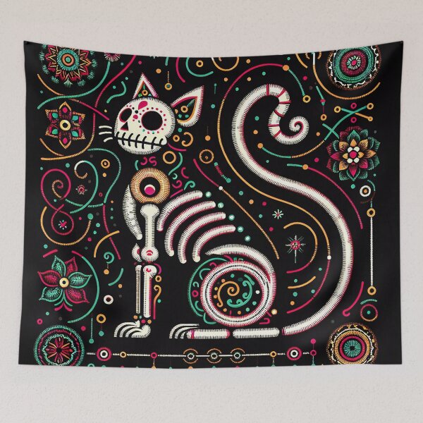 Item preview, Ghostly Mutation of Skull Cat designed and sold by zzz888.