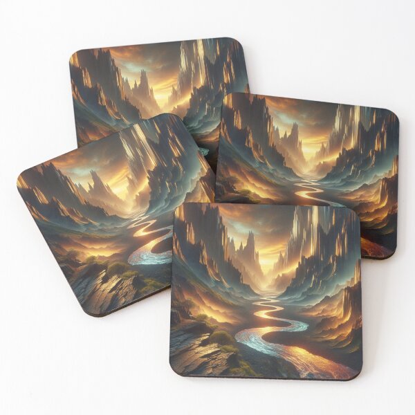 Item preview, River of gold designed and sold by BeeTheArtCo.