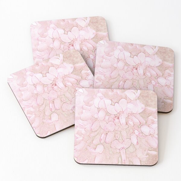 Item preview, Abstract pink inflorescence. Redbud flowers. designed and sold by crumbs-of-life.