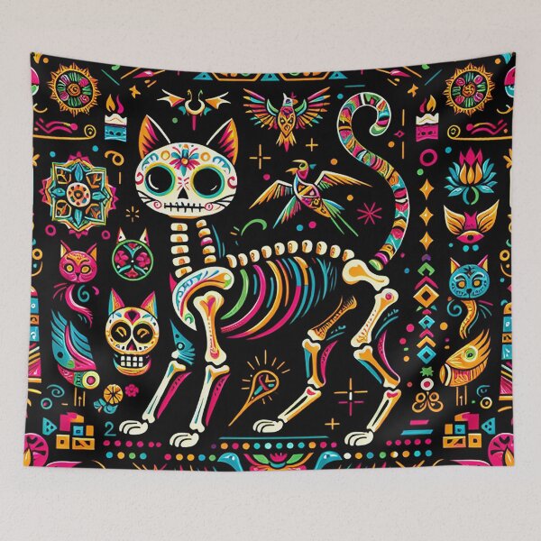Item preview, Spectral Cat Skeleton designed and sold by zzz888.