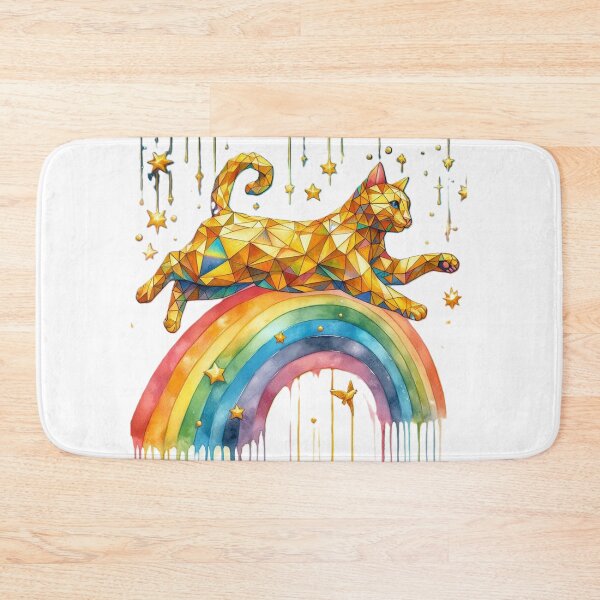 Item preview, golden cat in the rainbow 3 designed and sold by cupipl.
