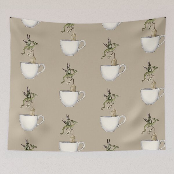 Item preview, Tea Dragon designed and sold by AmyBrownArt.