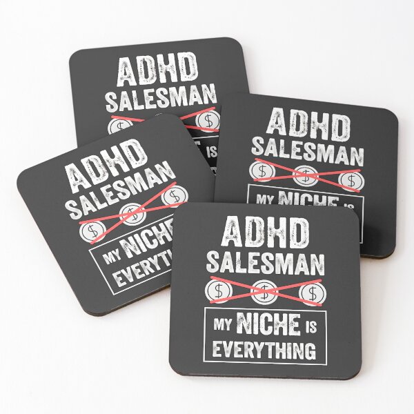 Item preview, ADHD Salesman - My Niche Is EVERYTHING designed and sold by FocusedPatterns.