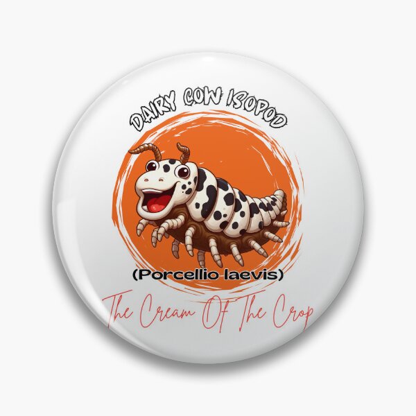Item preview, Dairy Cow Isopod Funny Cartoon designed and sold by André Botes.