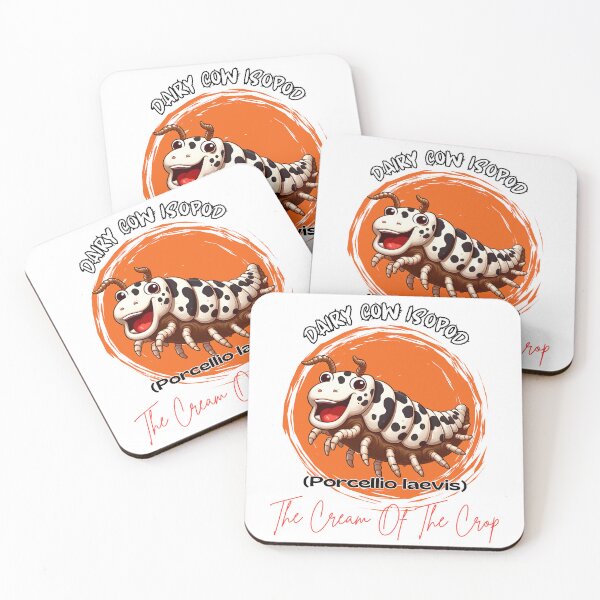 Item preview, Dairy Cow Isopod Funny Cartoon designed and sold by André Botes.