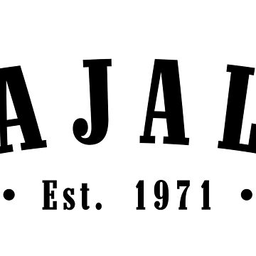 Artwork thumbnail, Pajala Norrbotten County Sweden Est. 1971 Black Letter Sverige by establishedwear