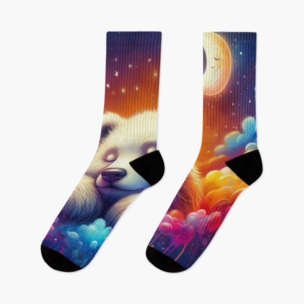 Item preview, Serene Dreamscape with Panda Bear and Moon designed and sold by Arte-Excellency.