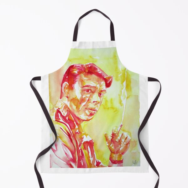 Item preview, JACQUES BREL watercolor portrait .2 designed and sold by lautir.