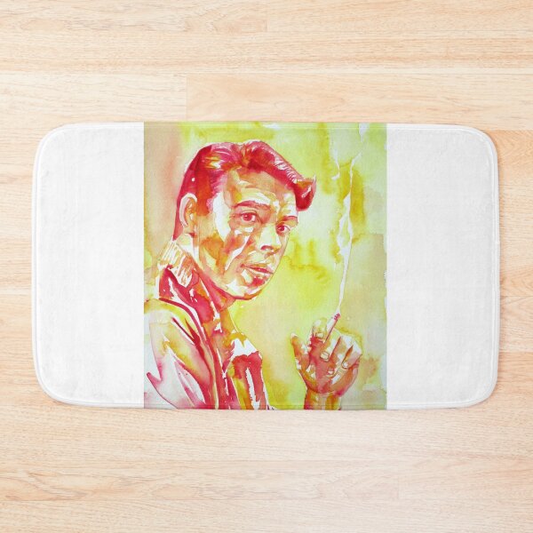 Item preview, JACQUES BREL watercolor portrait .2 designed and sold by lautir.
