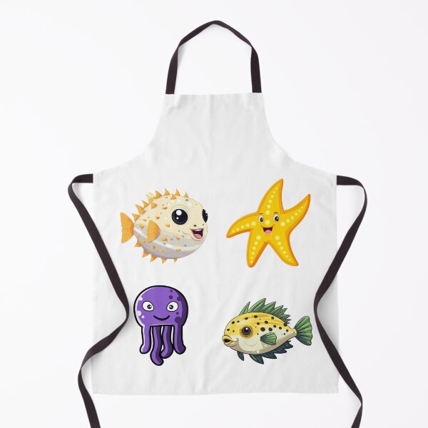 Item preview, cute little aquatic animals, beautiful and adorable designed and sold by huape.