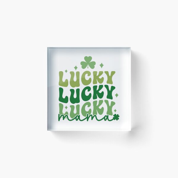 Artikelvorschau, Lucky Lucky Lucky Mama, Mommy Lucky, St. Patricks Day entworfen und verkauft von BotunPeony.