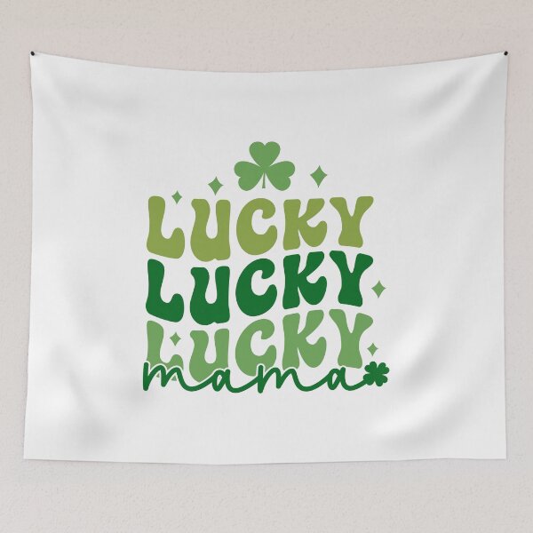 Aperçu de l'œuvre Lucky Lucky Lucky Mama, Maman Lucky, St Patricks Day créée et vendue par BotunPeony.