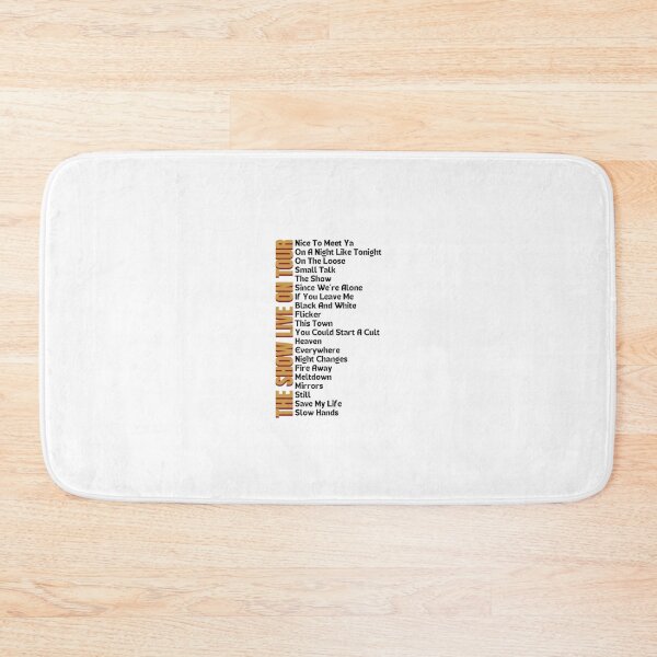 Item preview, Niall Horan The Show Live On Tour Setlist  designed and sold by CraftyKayla26.