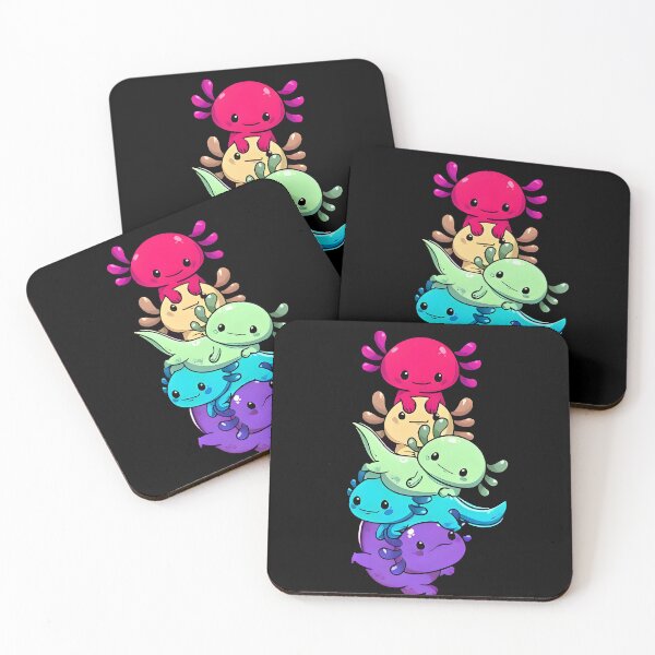 Item preview, Colorful Axolots Amusing Poses designed and sold by SunMayDown.