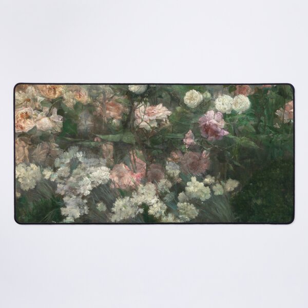 Garden in May by Maria Oakey Dewing Desk Mat