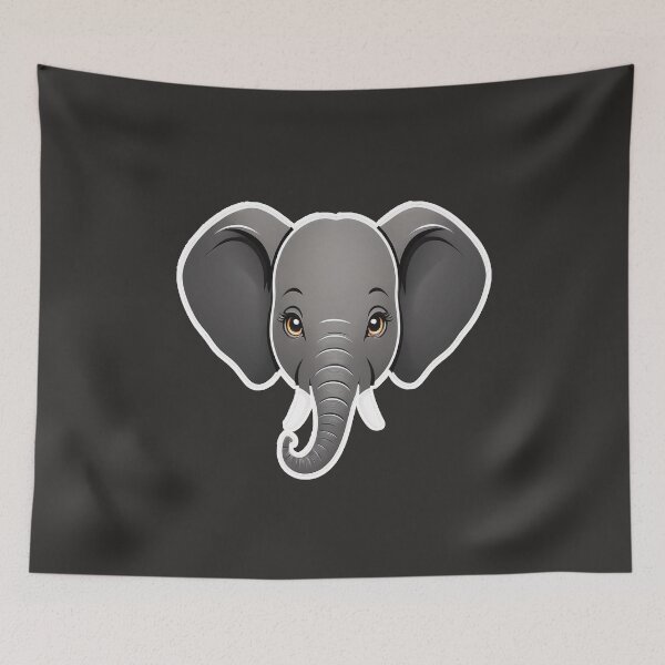 Item preview, Little Elephant Logo The PixelPunny Animal Collection designed and sold by PixelPunny.