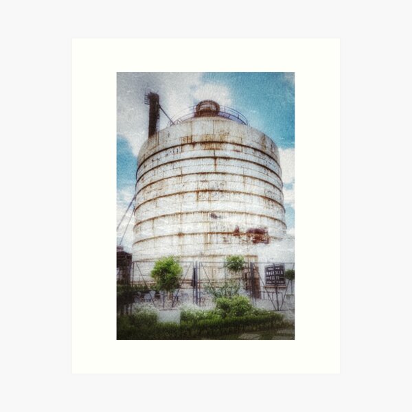 Vista previa del artículo con la obra «Silo De Magnolia - Waco Texas», diseñado y vendido por Debra Martz.