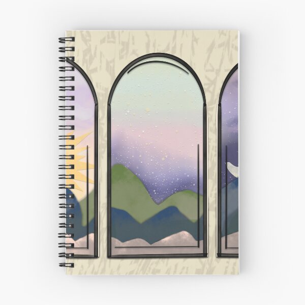 Item preview, Dawn to Dusk Triplicate designed and sold by AdriaCaps Art & Design.