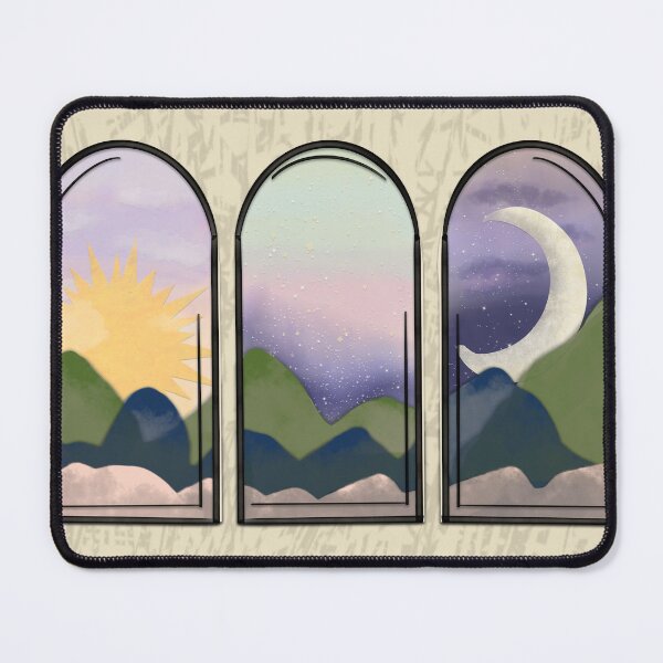 Item preview, Dawn to Dusk Triplicate designed and sold by AdriaCaps Art & Design.