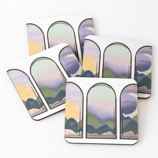 Item preview, Dawn to Dusk Triplicate designed and sold by AdriaCaps Art & Design.