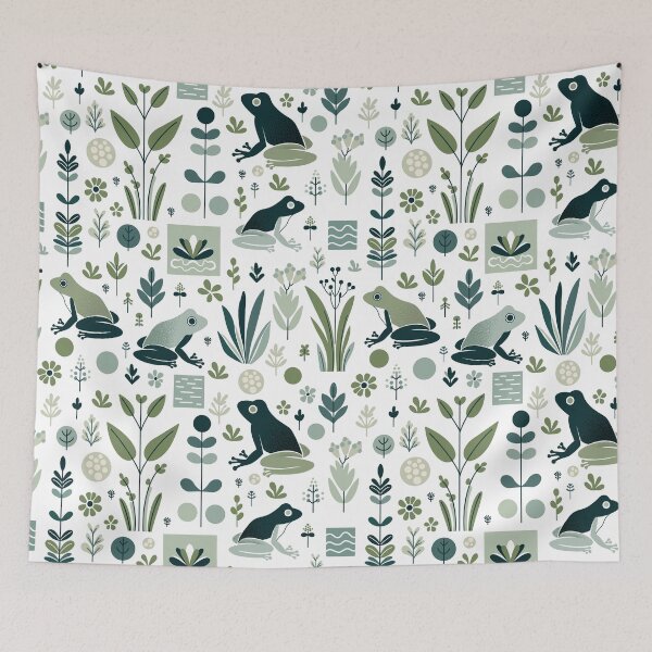 Item preview, Frogs in the Meadow designed and sold by yulia-rb.