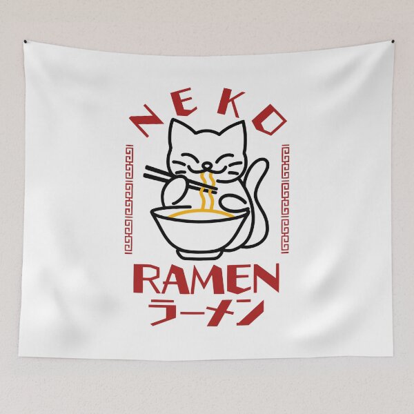 Item preview, Neko Ramen  designed and sold by Musashi1996Art.
