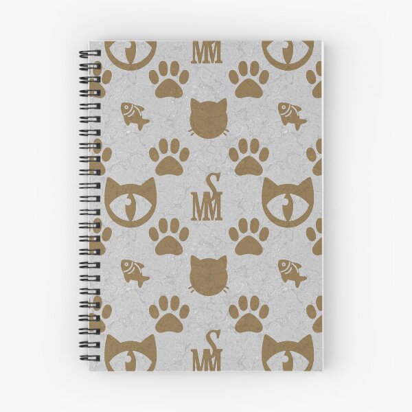 Item preview, Sir Meowton's Gilded Grace - Elegant Gold on White Cat Paw Pattern designed and sold by Sir Meow Meow.