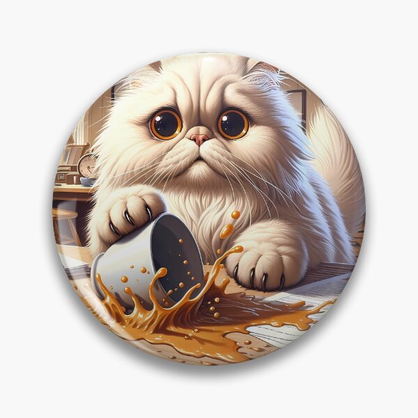 Item preview, Coffee Catastrophe: Creamy Spill by Mr. Whiskers designed and sold by Felix Tanner.